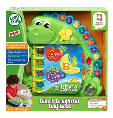DINO'S DELIGHTFUL DAY BOOK LEAPFROG - Premium for Kids in Qatar | Toysaro.com