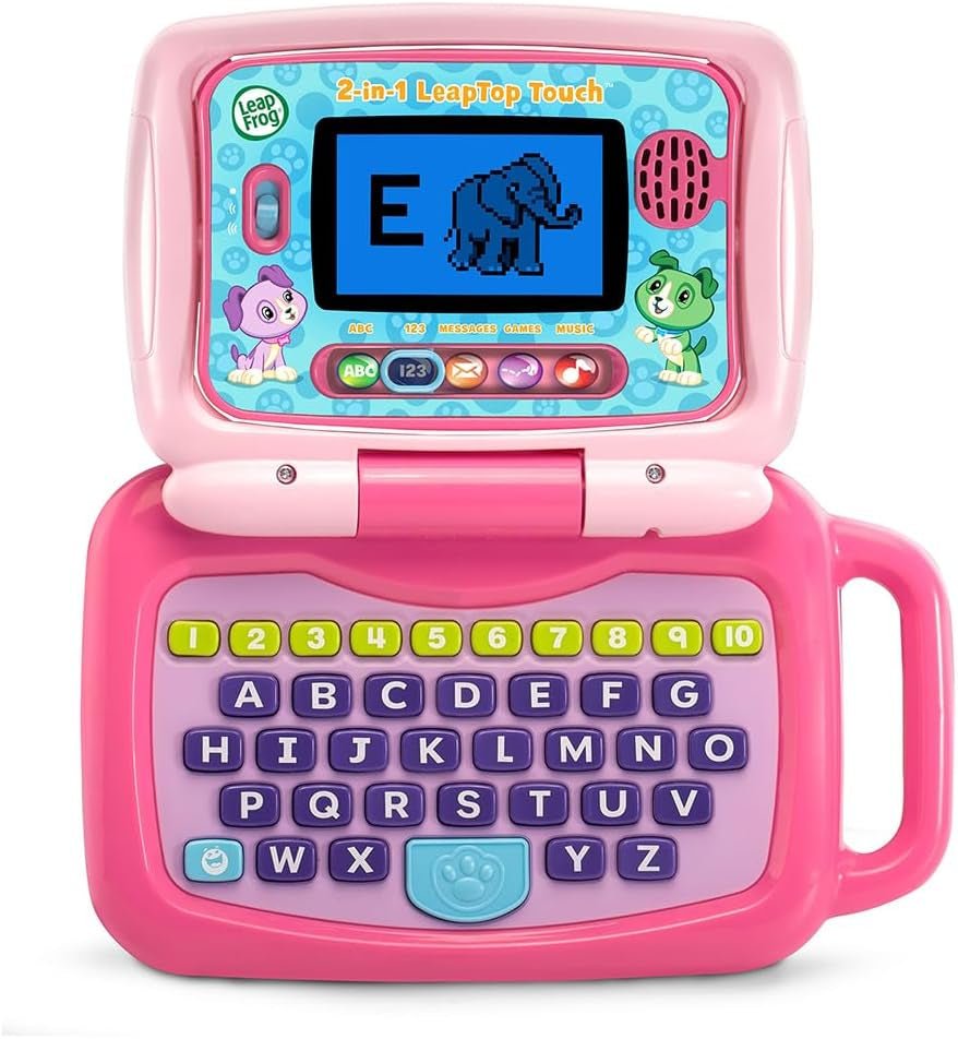 LEAPFROG 2 - IN - 1 LEAPTOP TOUCH - PINK - Premium for Kids in Qatar | Toysaro.com
