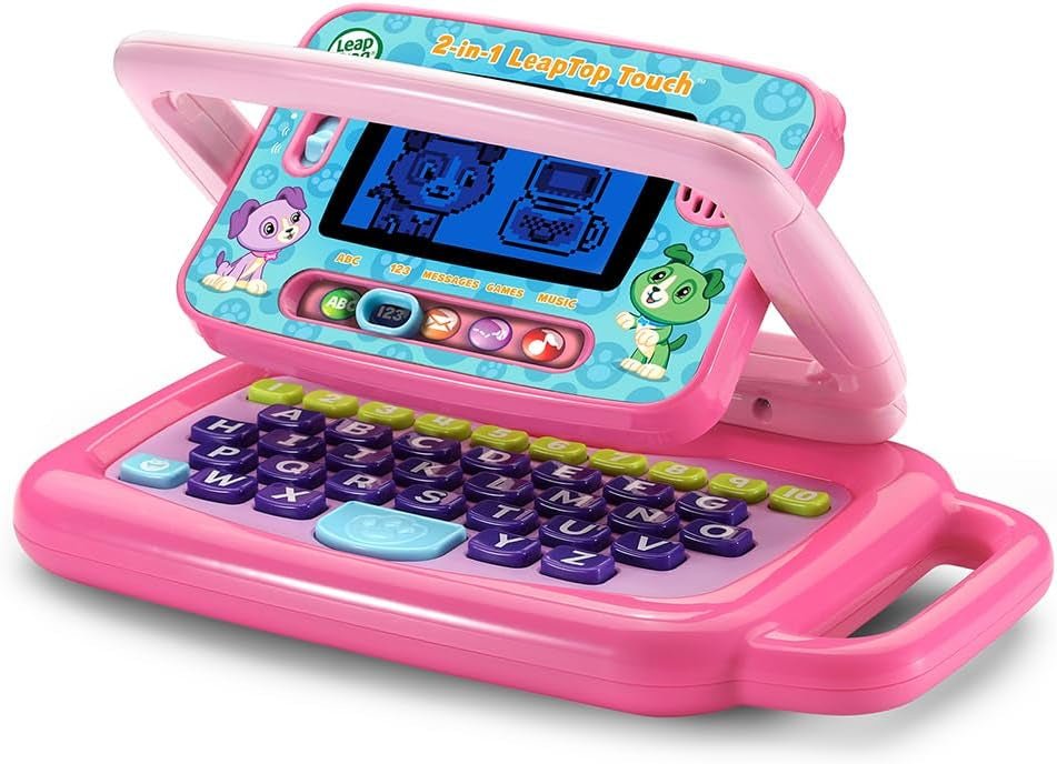 LEAPFROG 2 - IN - 1 LEAPTOP TOUCH - PINK - Premium for Kids in Qatar | Toysaro.com