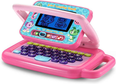 LEAPFROG 2 - IN - 1 LEAPTOP TOUCH - PINK - Premium for Kids in Qatar | Toysaro.com