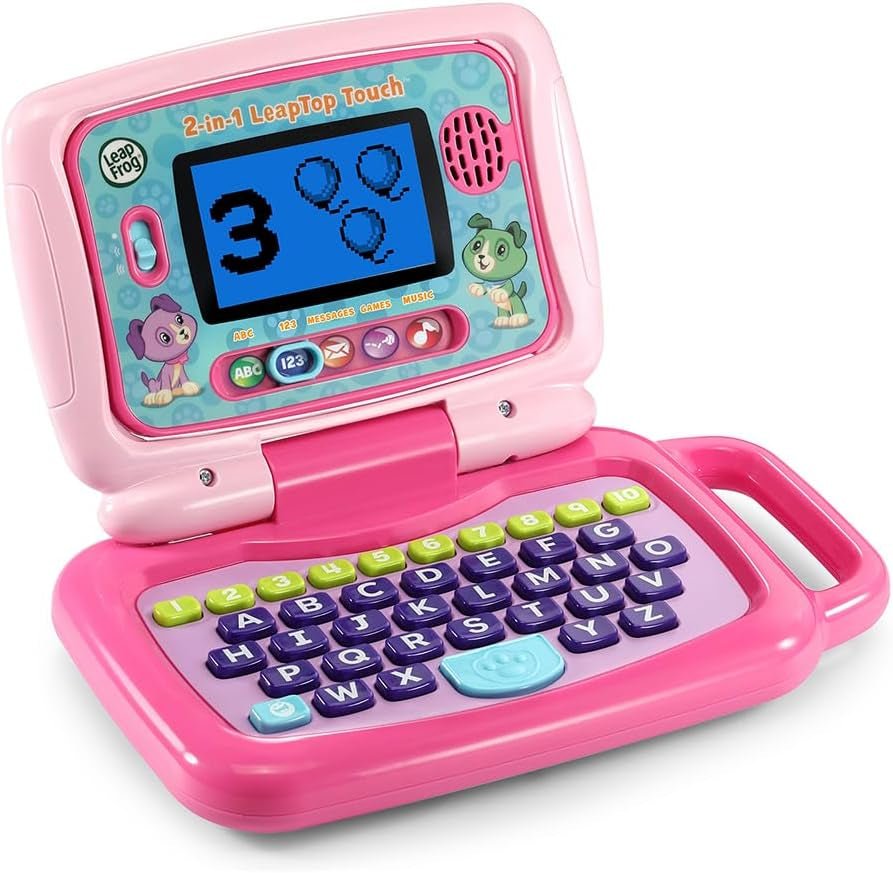 LEAPFROG 2 - IN - 1 LEAPTOP TOUCH - PINK - Premium for Kids in Qatar | Toysaro.com