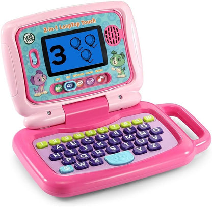 LEAPFROG 2 - IN - 1 LEAPTOP TOUCH - PINK - Premium for Kids in Qatar | Toysaro.com
