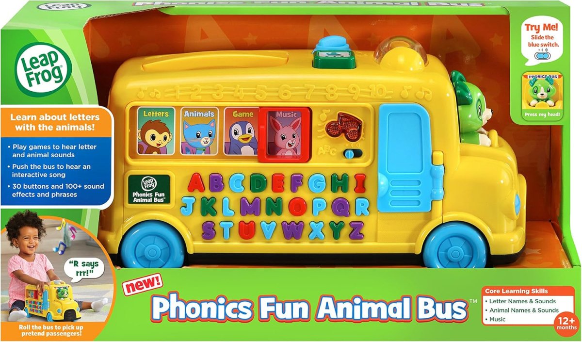 LEAPFRROG ALPHABET PHONICS BUS - Premium for Kids in Qatar | Toysaro.com