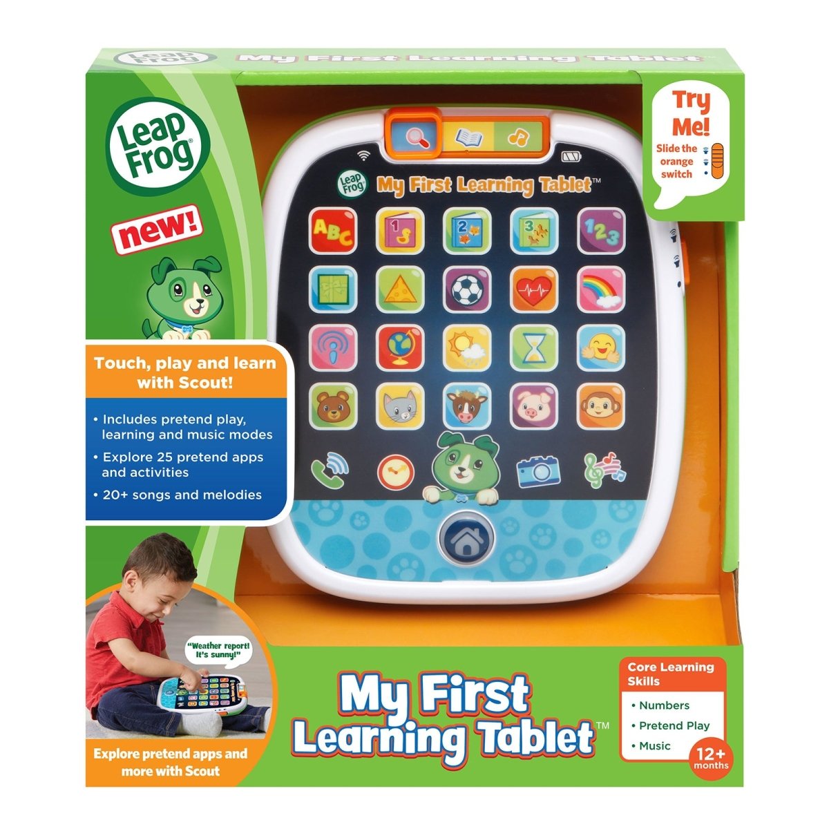 LEAP FROG MY FIRST LEARNING TABLET BLACK - Premium for Kids in Qatar | Toysaro.com