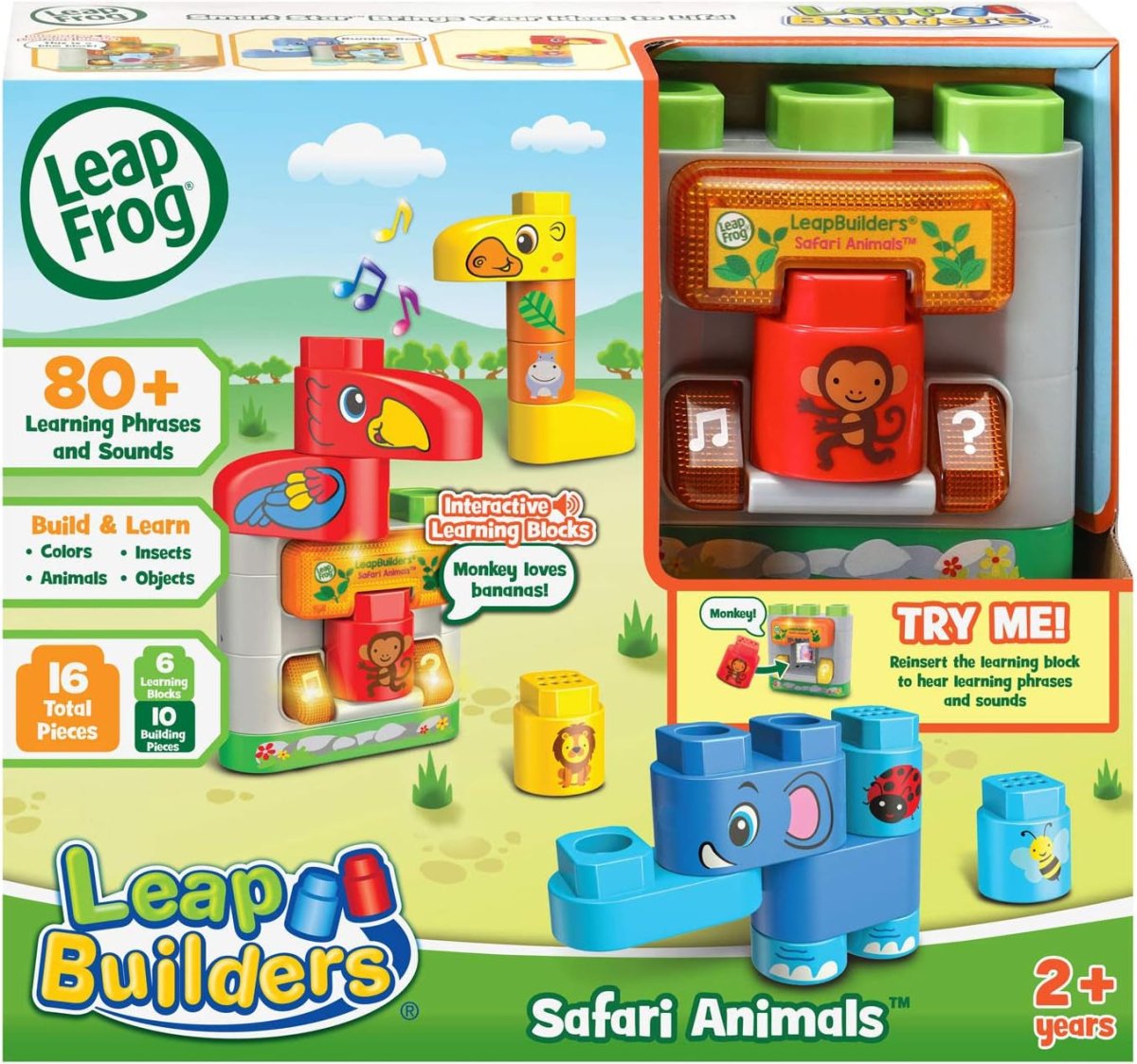 LEAPFROG BLOCK PLAY - WILD ANIMAL - Premium for Kids in Qatar | Toysaro.com