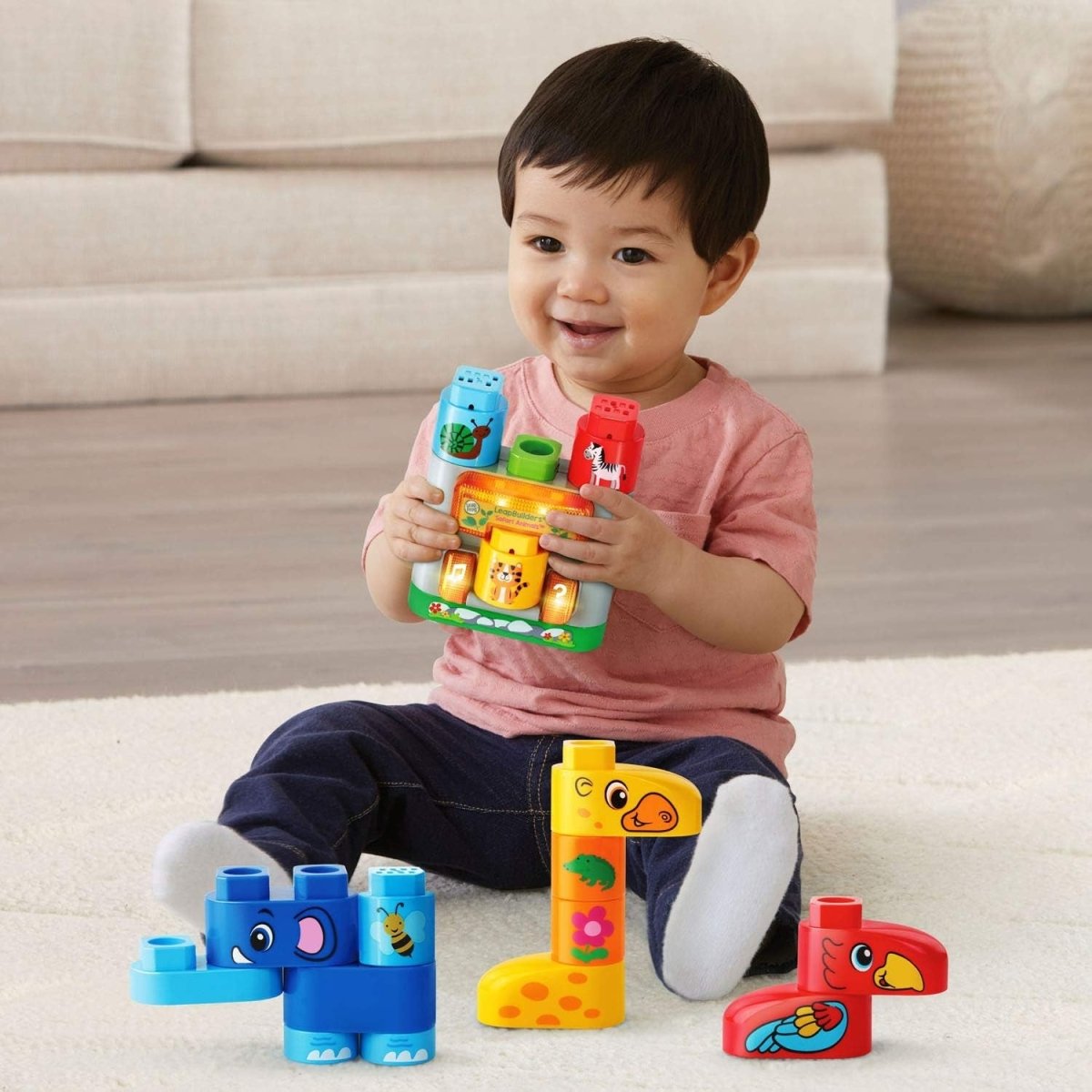 LEAPFROG BLOCK PLAY - WILD ANIMAL - Premium for Kids in Qatar | Toysaro.com