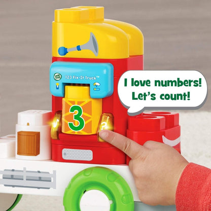 LEAPFROG BLOCK PLAY - VEHICLE FIX IT TRUCK - Premium for Kids in Qatar | Toysaro.com