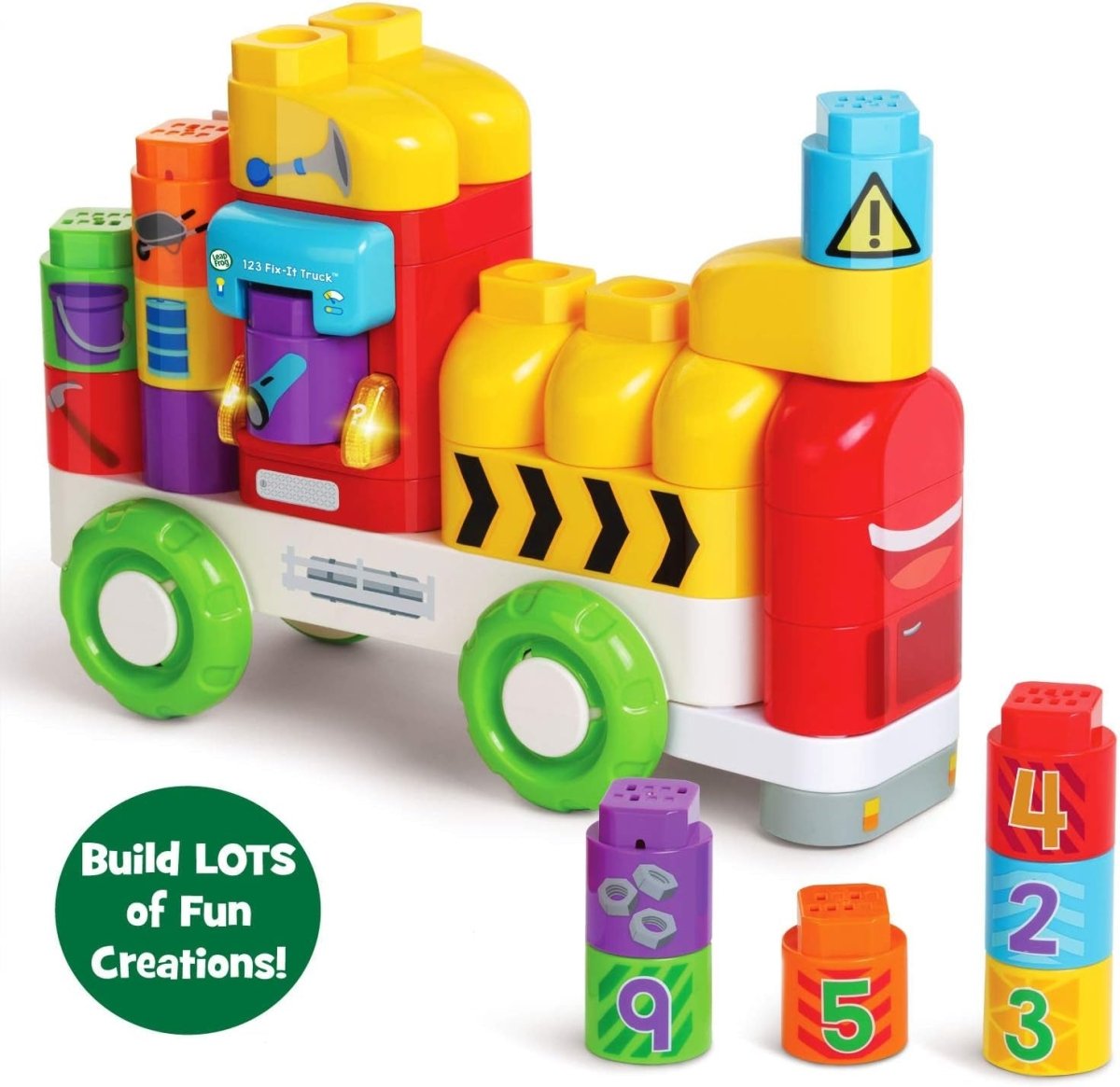 LEAPFROG BLOCK PLAY - VEHICLE FIX IT TRUCK - Premium for Kids in Qatar | Toysaro.com