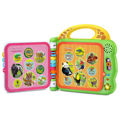 100 ANIMALS BOOK (BILINGUAL: UK+FR) - Premium for Kids in Qatar | Toysaro.com