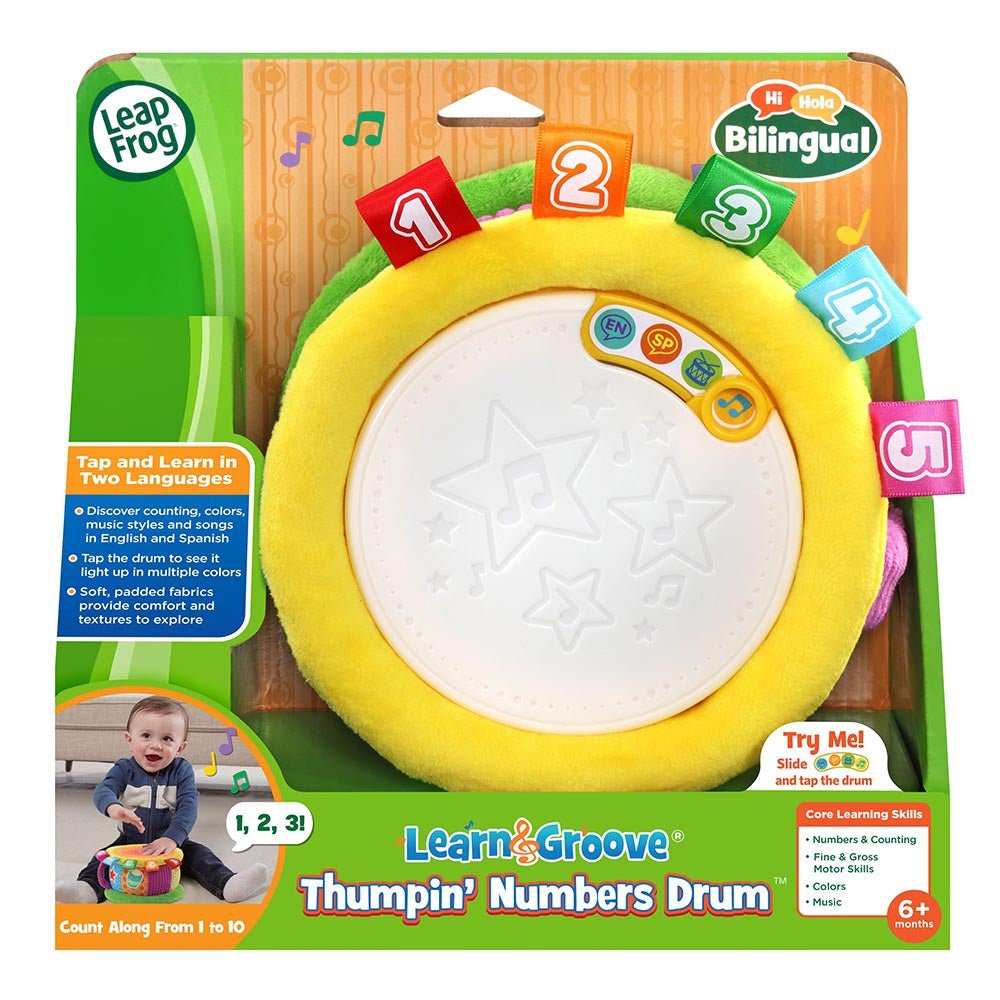 LEARN AND GROOVE THUMPIN' NUMBERS DRUM LEAPFROG - Premium for Kids in Qatar | Toysaro.com