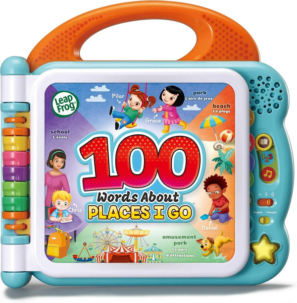 100 WORDS ABOUT PLACE I GO (BILINGUAL: UK+FR) - Premium for Kids in Qatar | Toysaro.com