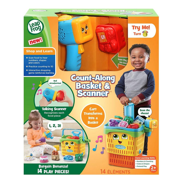 LEAPFROG COUNT ALONG BASKET & SCANNER - Premium for Kids in Qatar | Toysaro.com