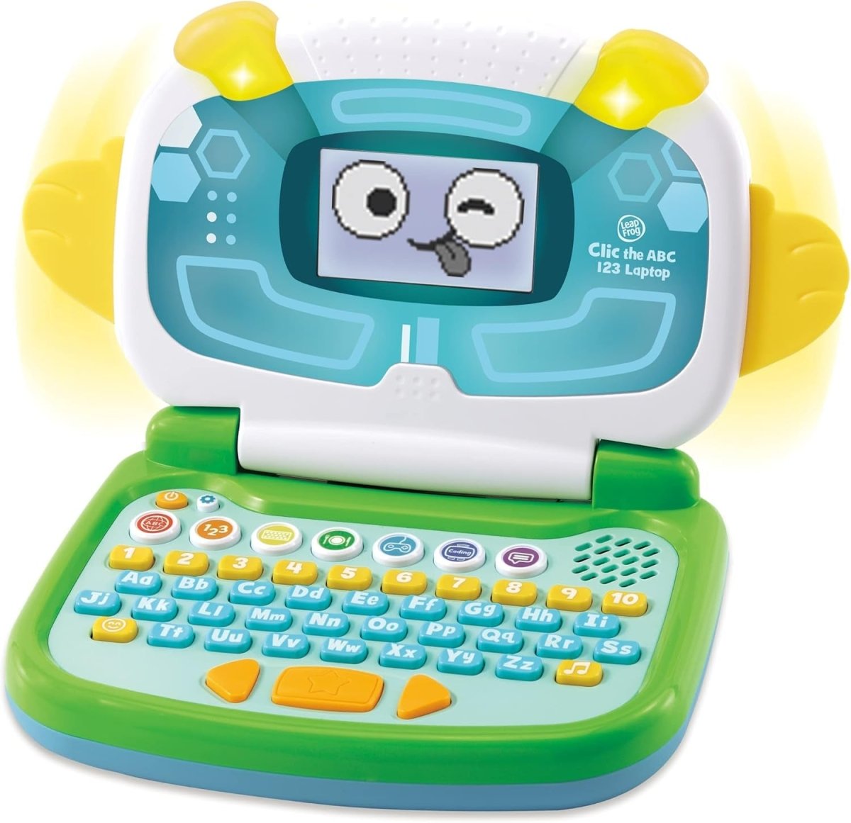 LEAPFROG CLIC THE ABC, 123 LAPTOP - GREEN - Premium for Kids in Qatar | Toysaro.com