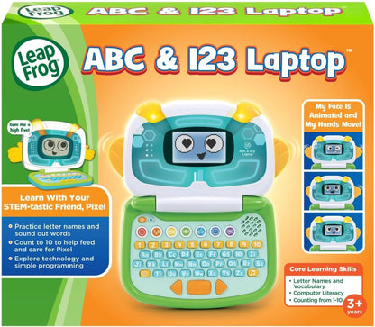 LEAPFROG CLIC THE ABC, 123 LAPTOP - GREEN - Premium for Kids in Qatar | Toysaro.com