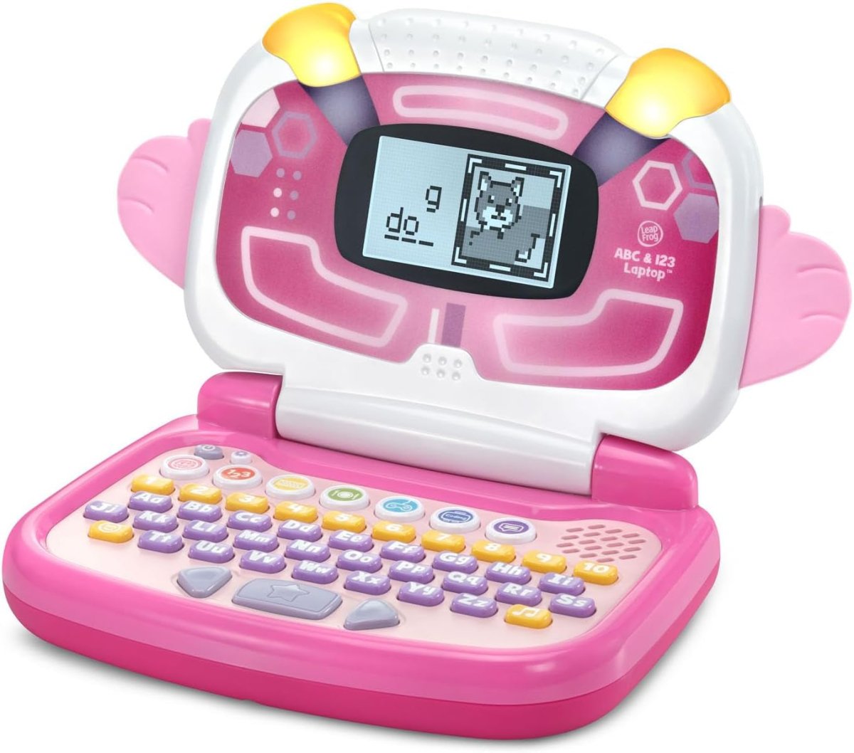 LEAPFROG CLIC THE ABC, 123 LAPTOP - PINK - Premium for Kids in Qatar | Toysaro.com