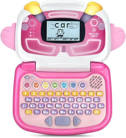 LEAPFROG CLIC THE ABC, 123 LAPTOP - PINK - Premium for Kids in Qatar | Toysaro.com