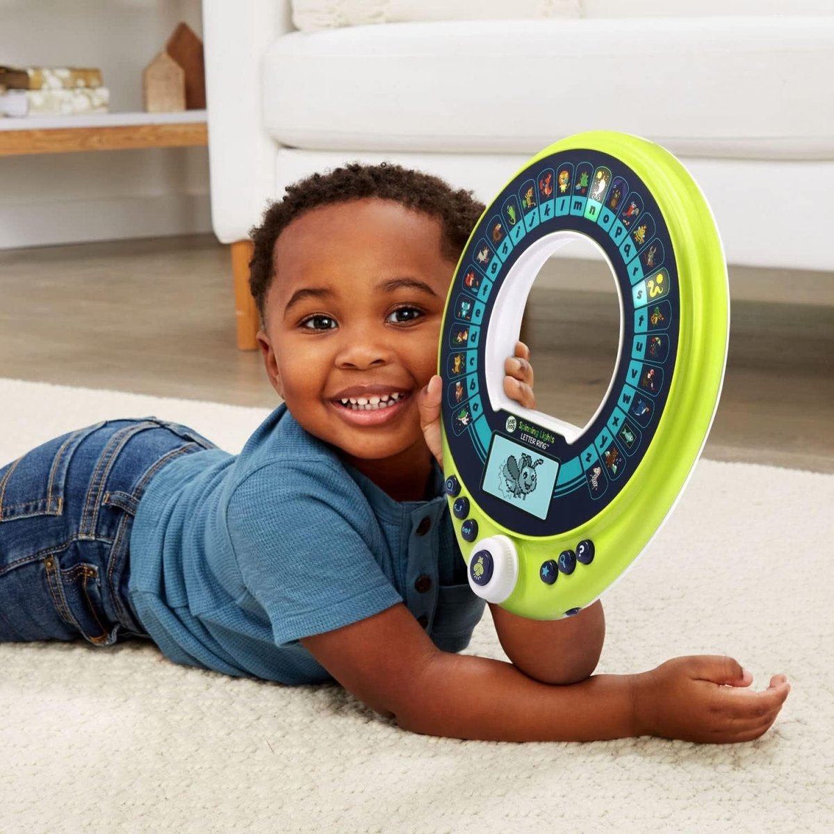 LEAPFROG SPINNING LIGHTS LETTER RING - Premium for Kids in Qatar | Toysaro.com