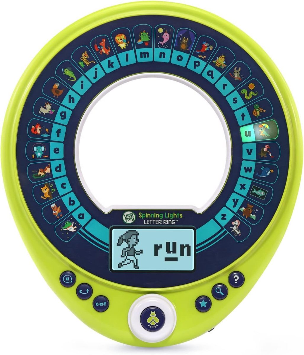 LEAPFROG SPINNING LIGHTS LETTER RING - Premium for Kids in Qatar | Toysaro.com