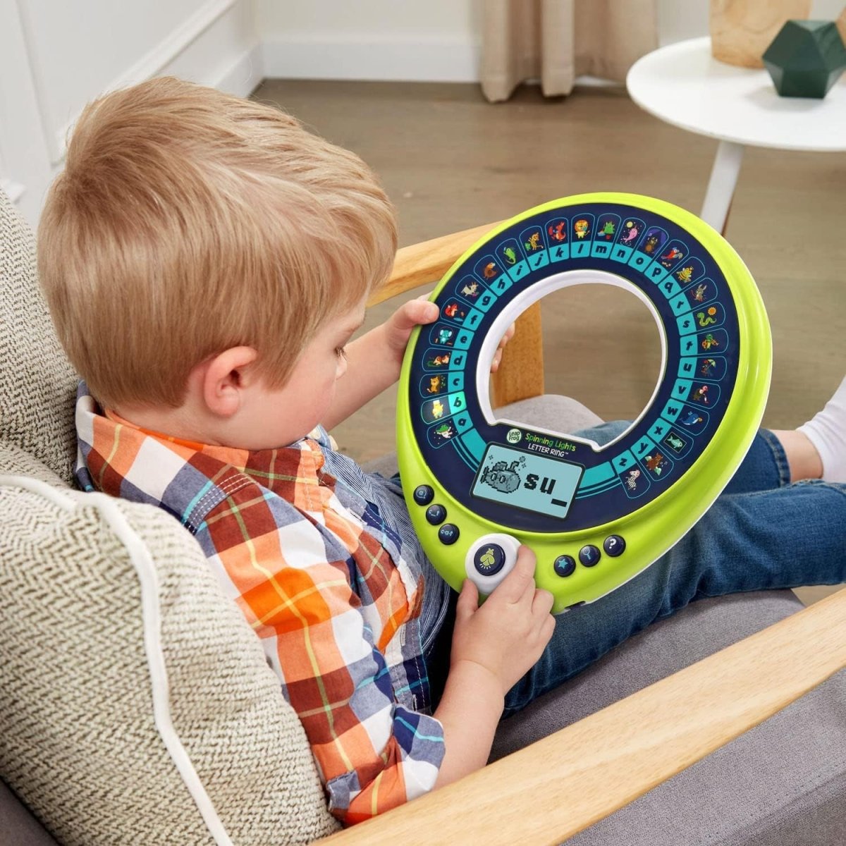 LEAPFROG SPINNING LIGHTS LETTER RING - Premium for Kids in Qatar | Toysaro.com