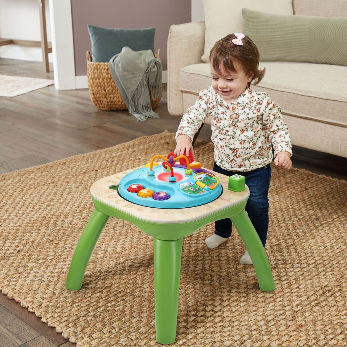 ABCS & ACTIVITIES WOODEN TABLE (FSC 100% WOOD) - Premium for Kids in Qatar | Toysaro.com