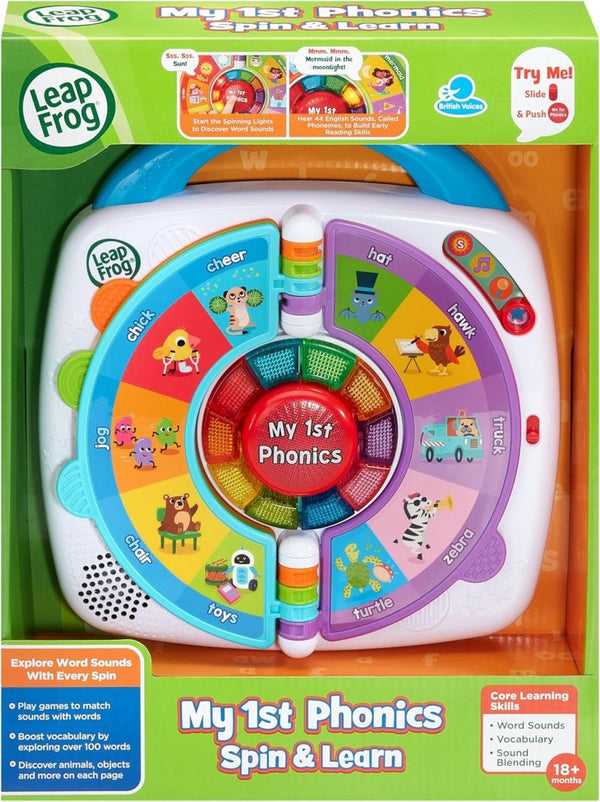 MY 1ST PHONICS SPIN & LEARN (LFUK) (ARAB) - Premium for Kids in Qatar | Toysaro.com