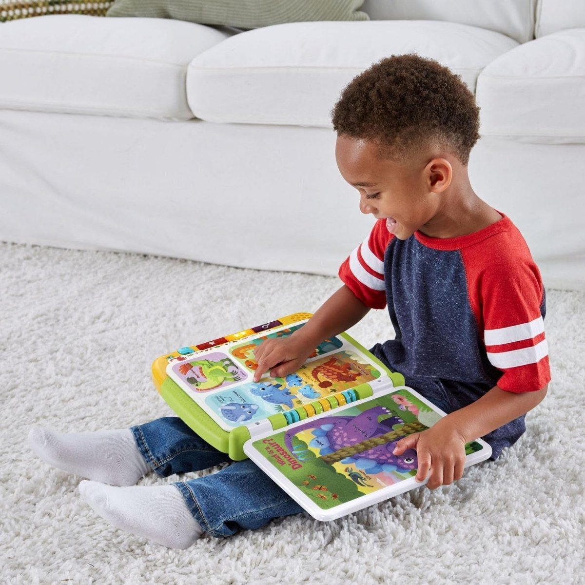 TOUCH & LEARN DINOSAUR BOOK (LFUK) (ARAB) - Premium for Kids in Qatar | Toysaro.com
