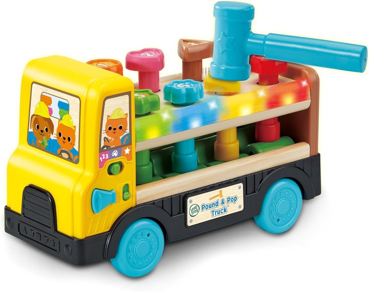 POUND & POP TRUCK (FSC 100%) (LFUK) (ARAB) - Premium for Kids in Qatar | Toysaro.com