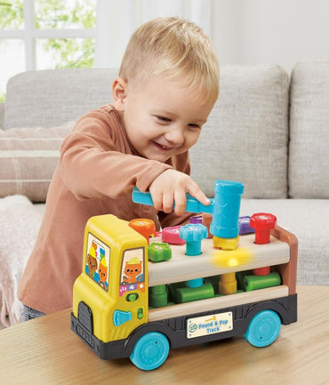 POUND & POP TRUCK (FSC 100%) (LFUK) (ARAB) - Premium for Kids in Qatar | Toysaro.com