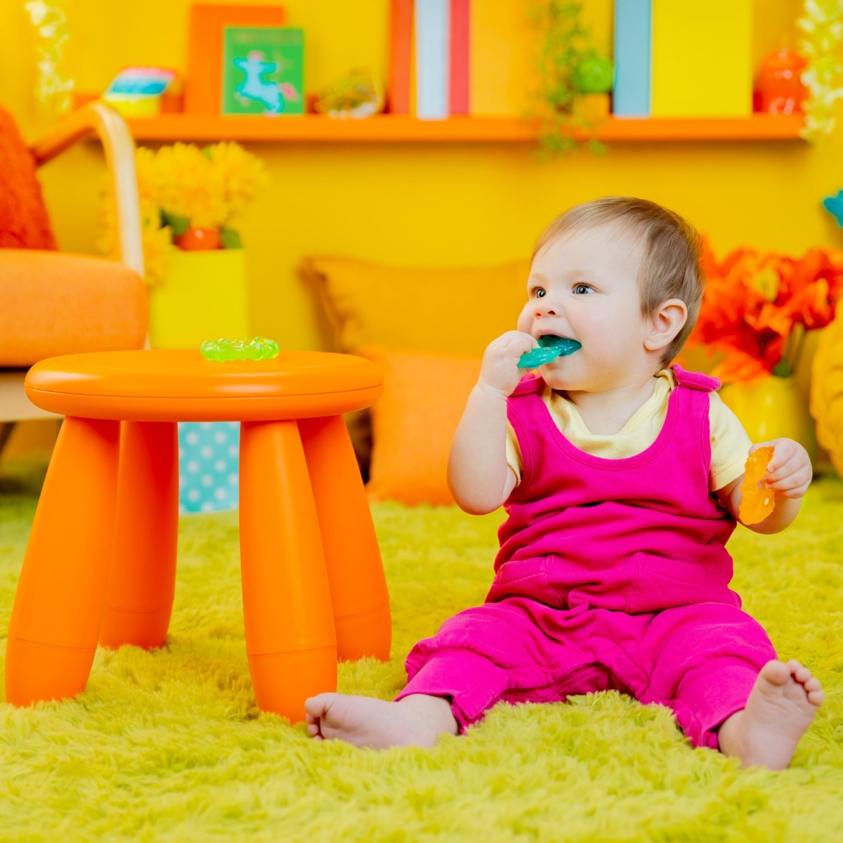BRIGHT STARTS™ CHILL & TEETHE TEETHING TOY - Premium for Kids in Qatar | Toysaro.com