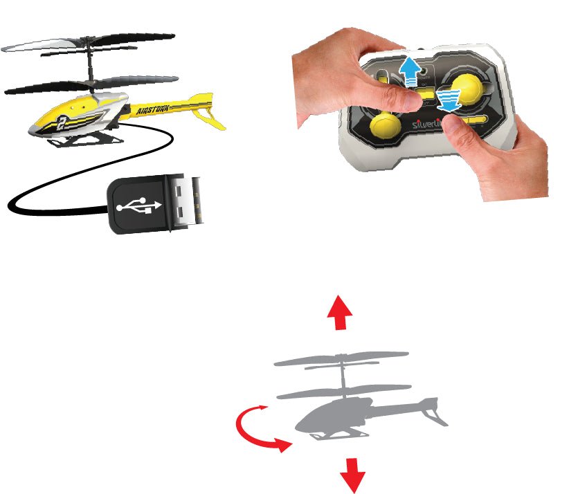 AIR STORK 2CH HELICOPTER 3 ASST - Premium for Kids in Qatar | Toysaro.com