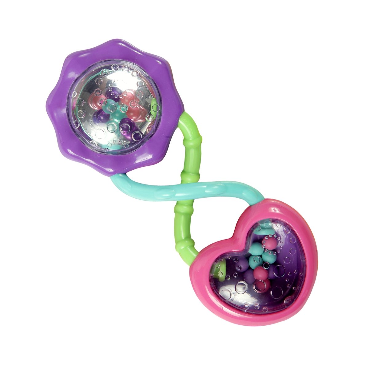 RATTLE AND SHAKE BARBELL TOY - PURPLE - Premium for Kids in Qatar | Toysaro.com