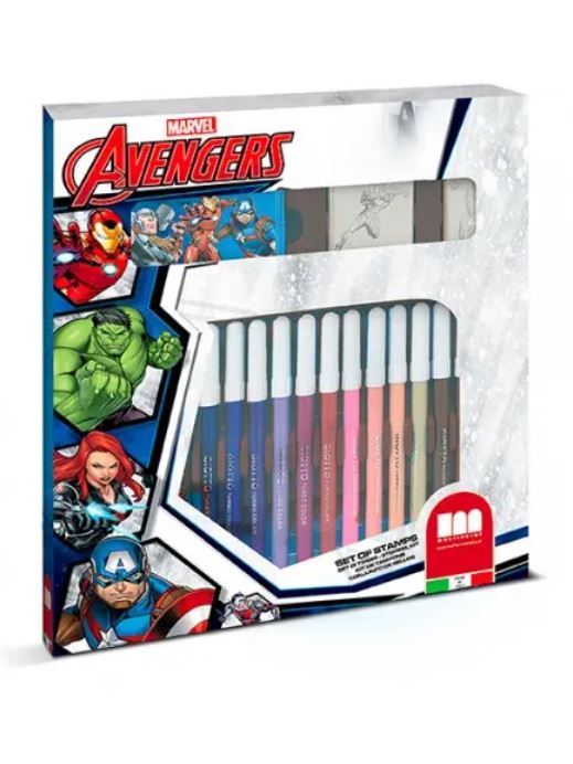 AVENGERS 18 FELT - TIP PENS - Premium for Kids in Qatar | Toysaro.com