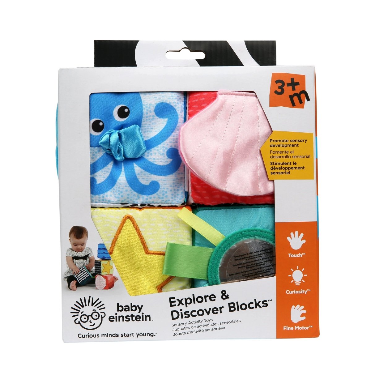 BABY EINSTEIN™EXPLORE & DISCOVER SOFT BLOCKS TOYS - Premium for Kids in Qatar | Toysaro.com
