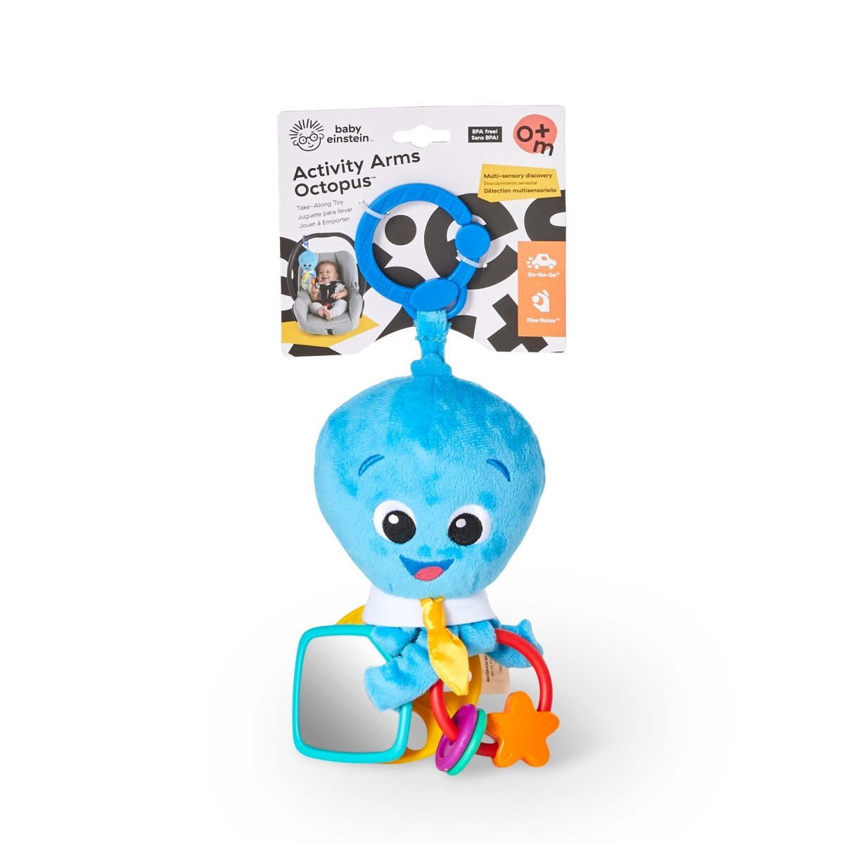 BABY EINSTEIN™ ACTIVITY ARMS OCTOPUS TAKE - ALONG TOY - Premium for Kids in Qatar | Toysaro.com