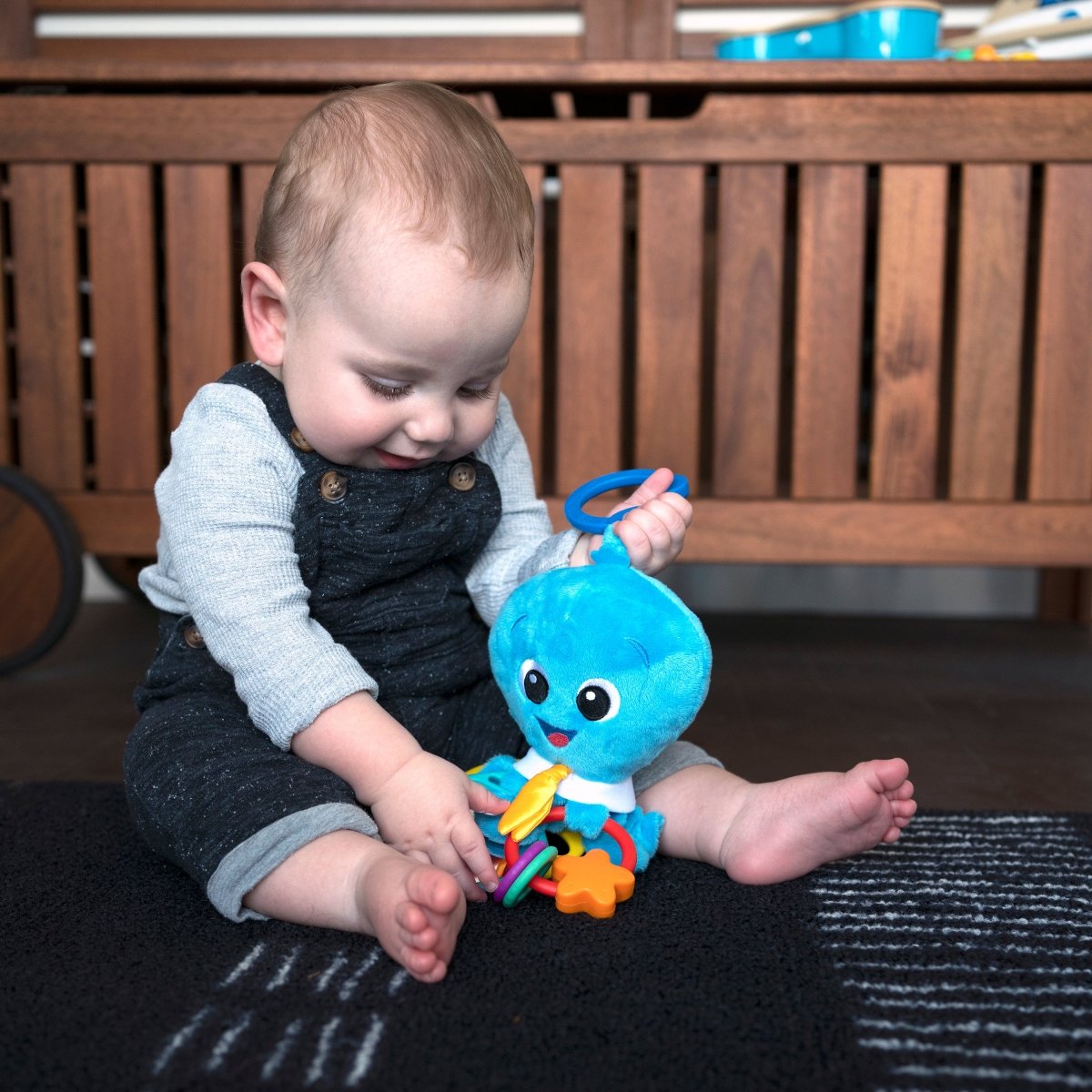 BABY EINSTEIN™ ACTIVITY ARMS OCTOPUS TAKE - ALONG TOY - Premium for Kids in Qatar | Toysaro.com