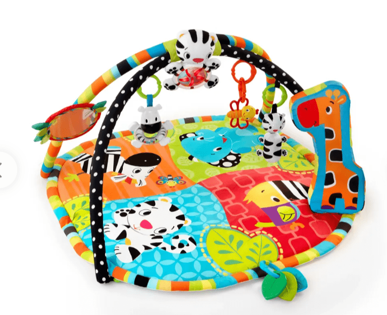 BRIGHT STARTS™ START YOUR SENSES SPOTS & STRIPES SAFARI GYM - Premium for Kids in Qatar | Toysaro.com