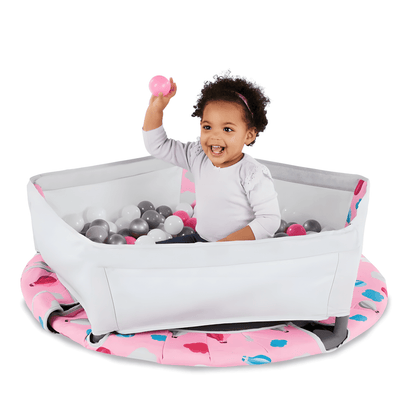 SMARTRIKE - ACTIVITY CENTER 3IN1 TRAMPOLINE™ - PINK - Premium for Kids in Qatar | Toysaro.com