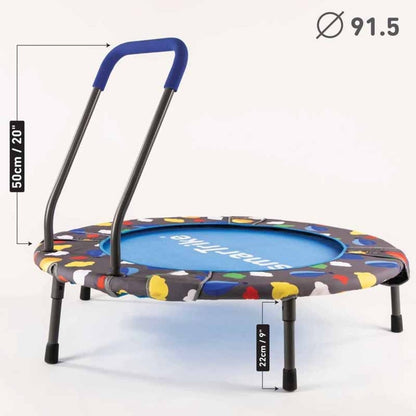 SMARTRIKE - ACTIVITY CENTER 3IN1 TRAMPOLINE™ - DARK BLUE - Premium for Kids in Qatar | Toysaro.com