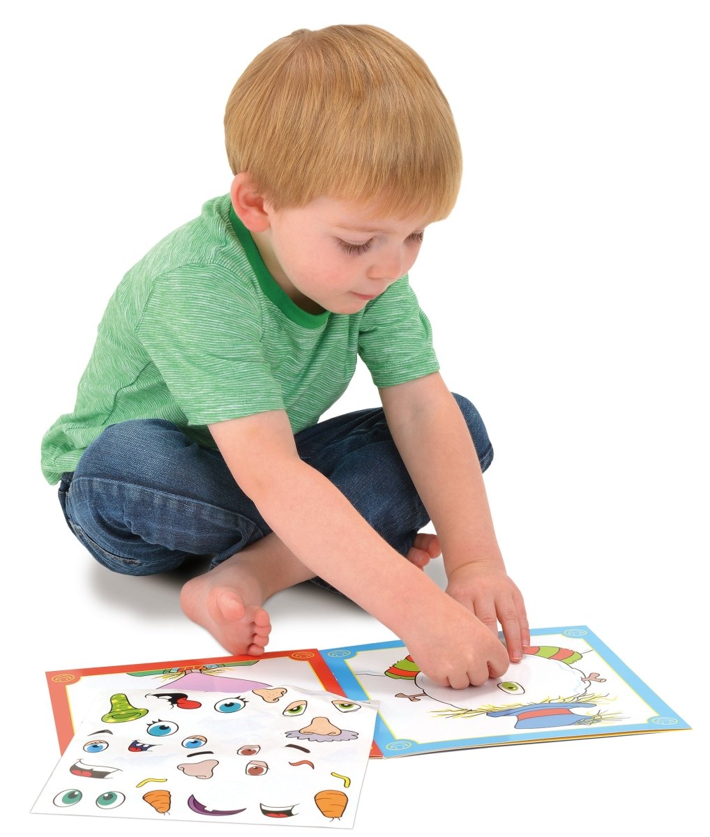 GALT FUNNY FACES STICKER BOOK - Premium for Kids in Qatar | Toysaro.com