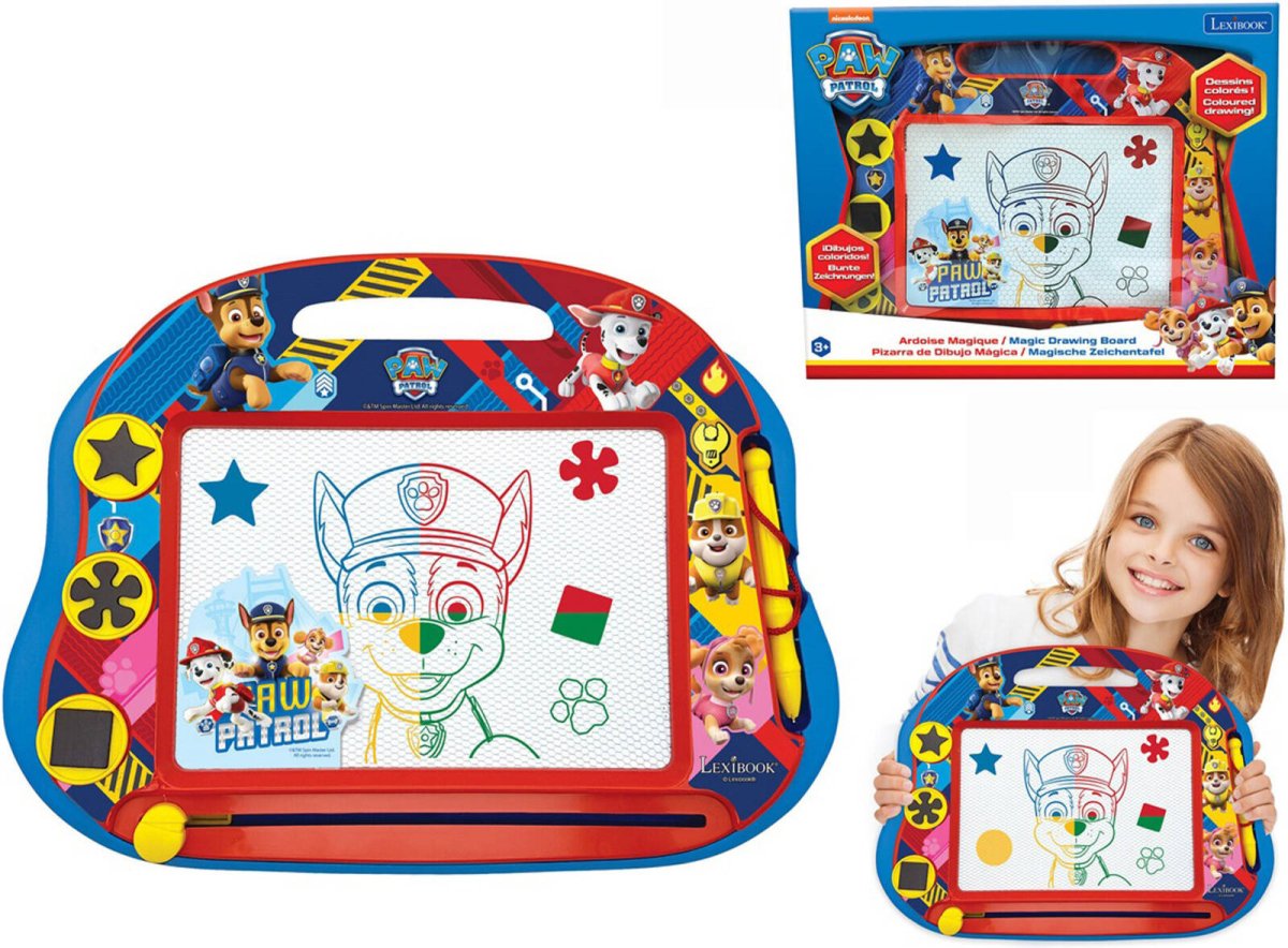 PAW PATROL MAGNETIC MULTICOLOR DRAWING BOARD A5 W/ACCESSORIES - Premium for Kids in Qatar | Toysaro.com