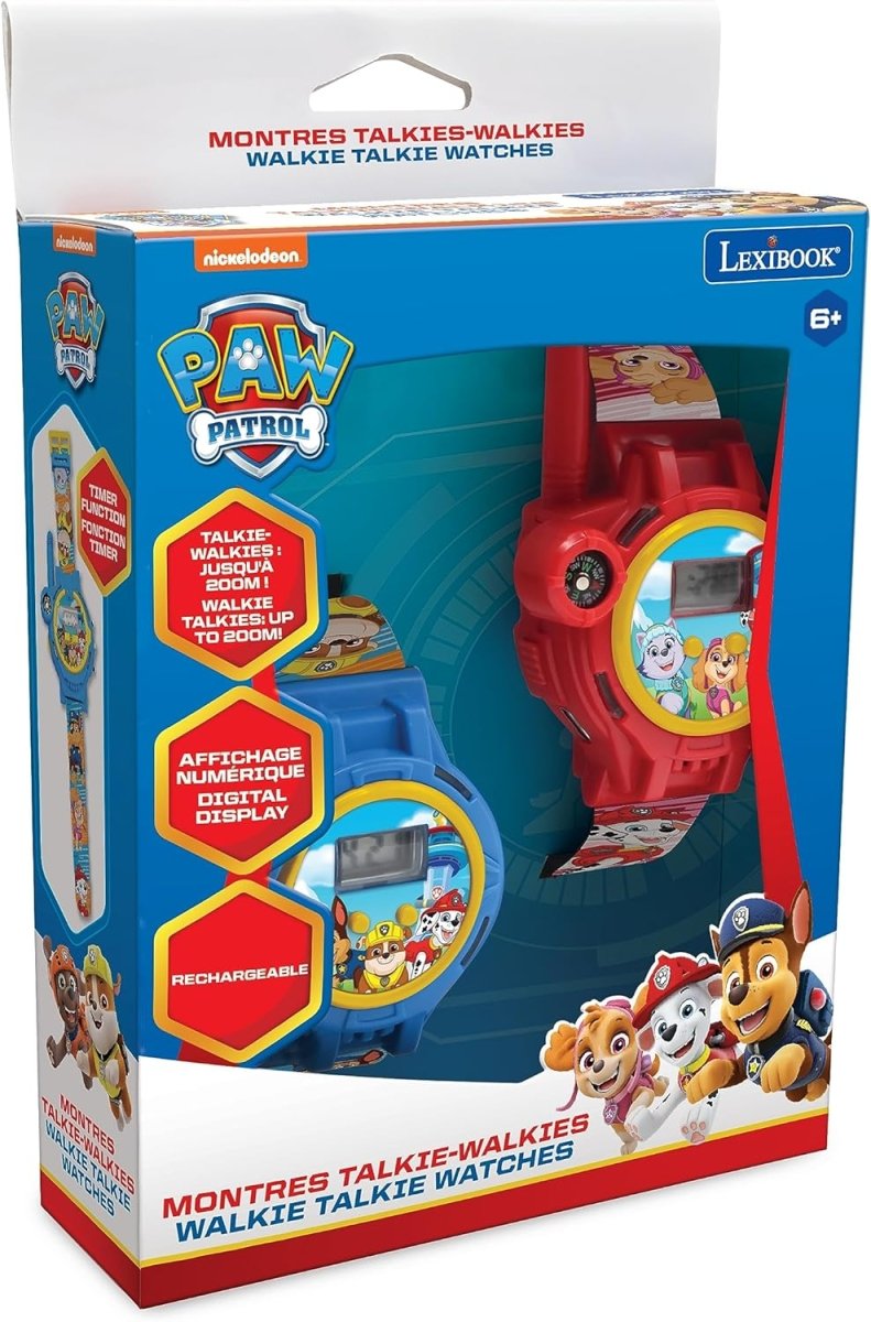 PAW PATROL DIGITAL WATCH WITH WALKIE TALKIE 200M - Premium for Kids in Qatar | Toysaro.com