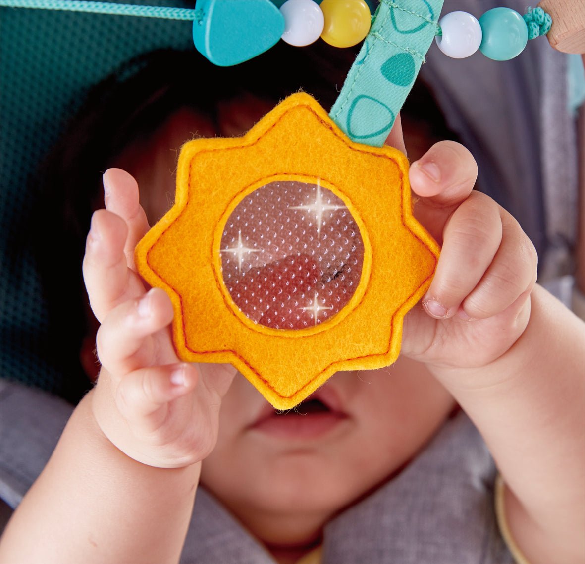 Hape Bumblebee Stroller & Crib Pram Chain - Premium for Kids in Qatar | Toysaro.com