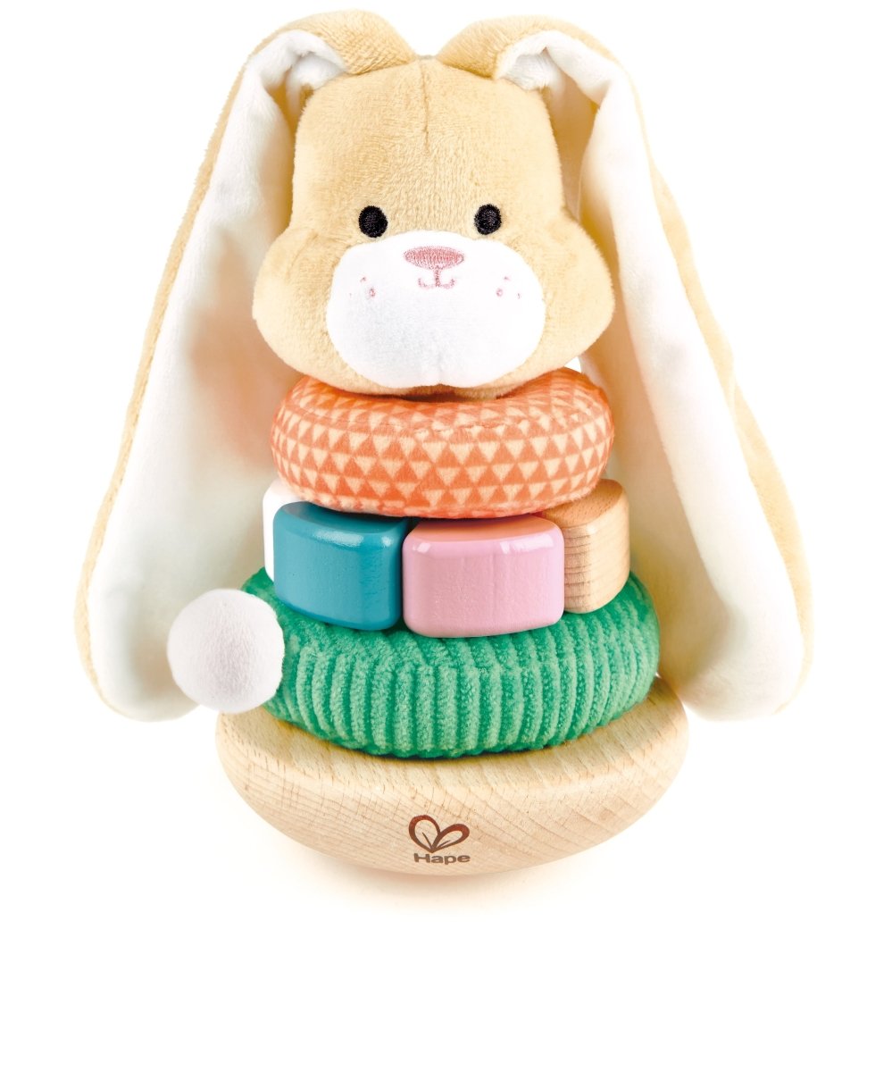 Hape Wooden Bunny Stacking Ring - Premium for Kids in Qatar | Toysaro.com