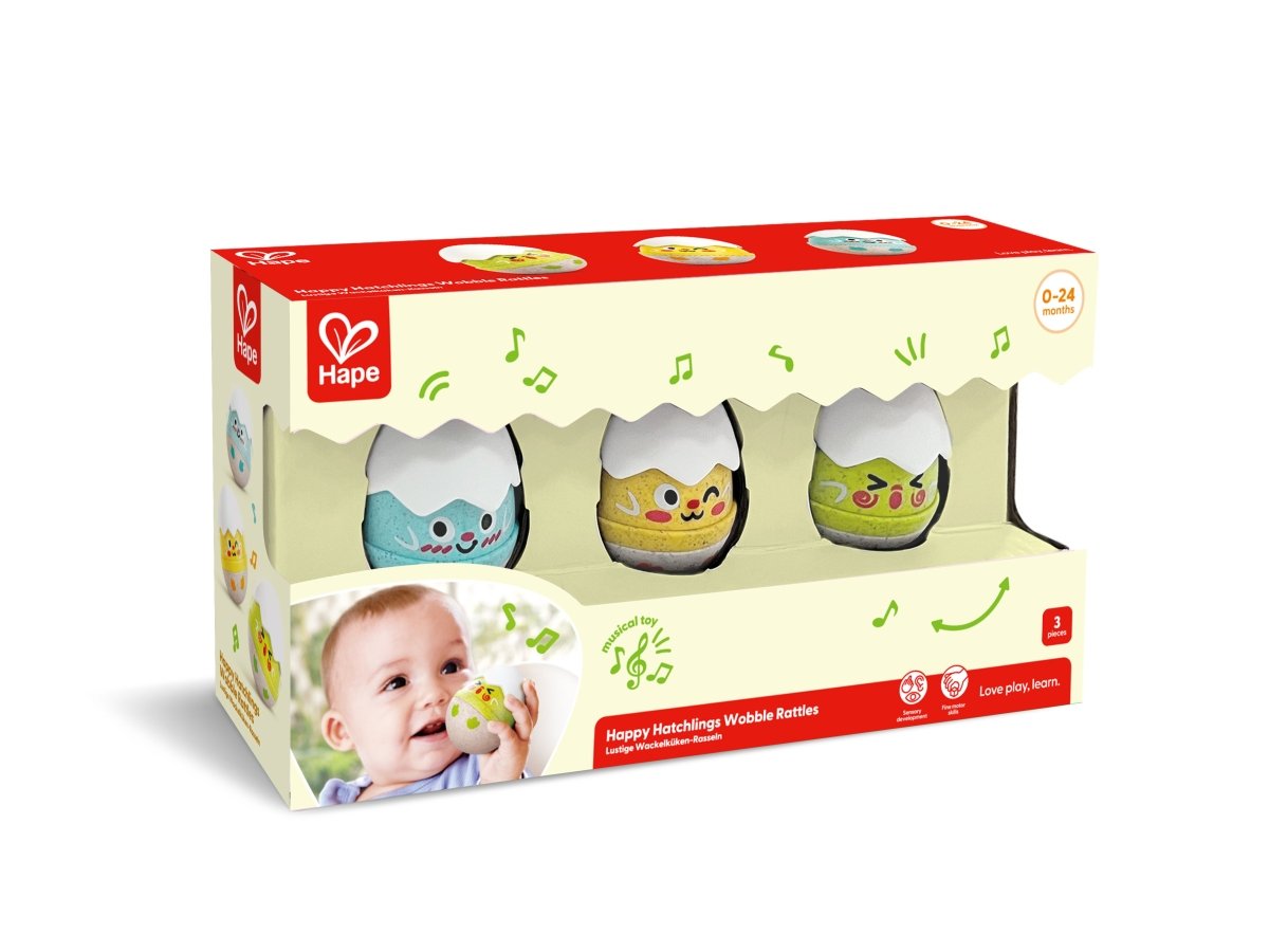 Happy Hatchlings Wobble Rattles - Premium for Kids in Qatar | Toysaro.com