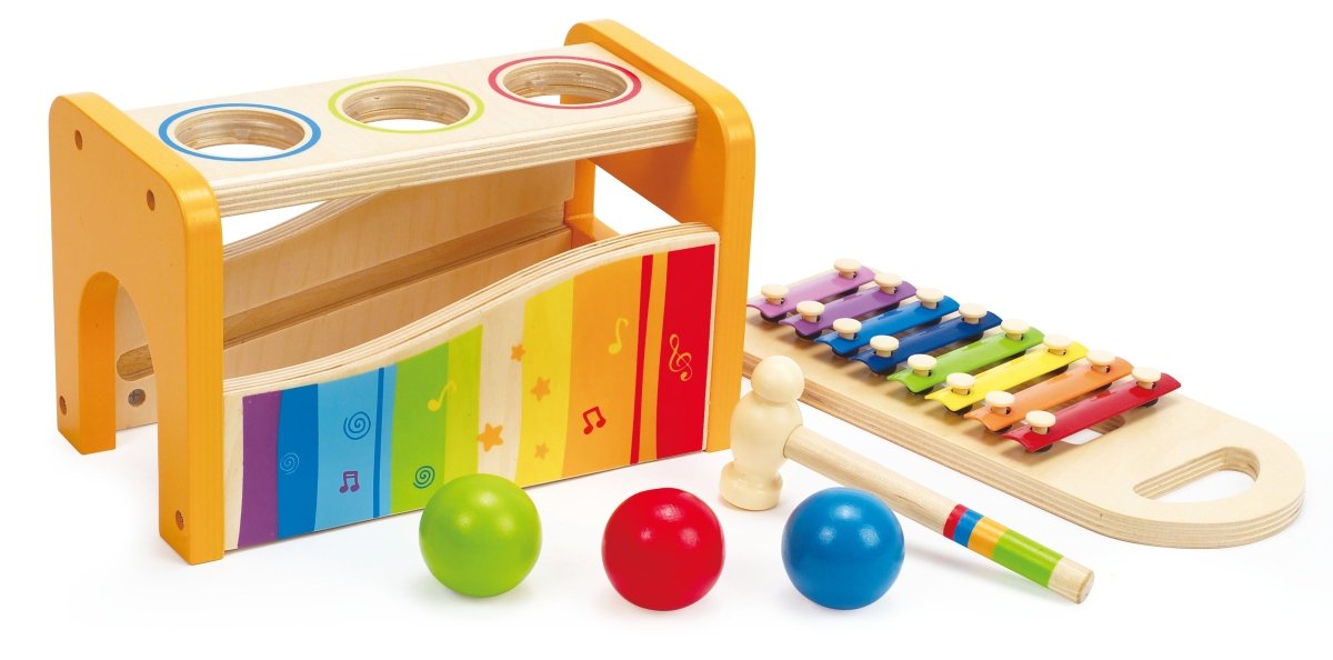 Hape Pound And Tap Bench - Premium for Kids in Qatar | Toysaro.com