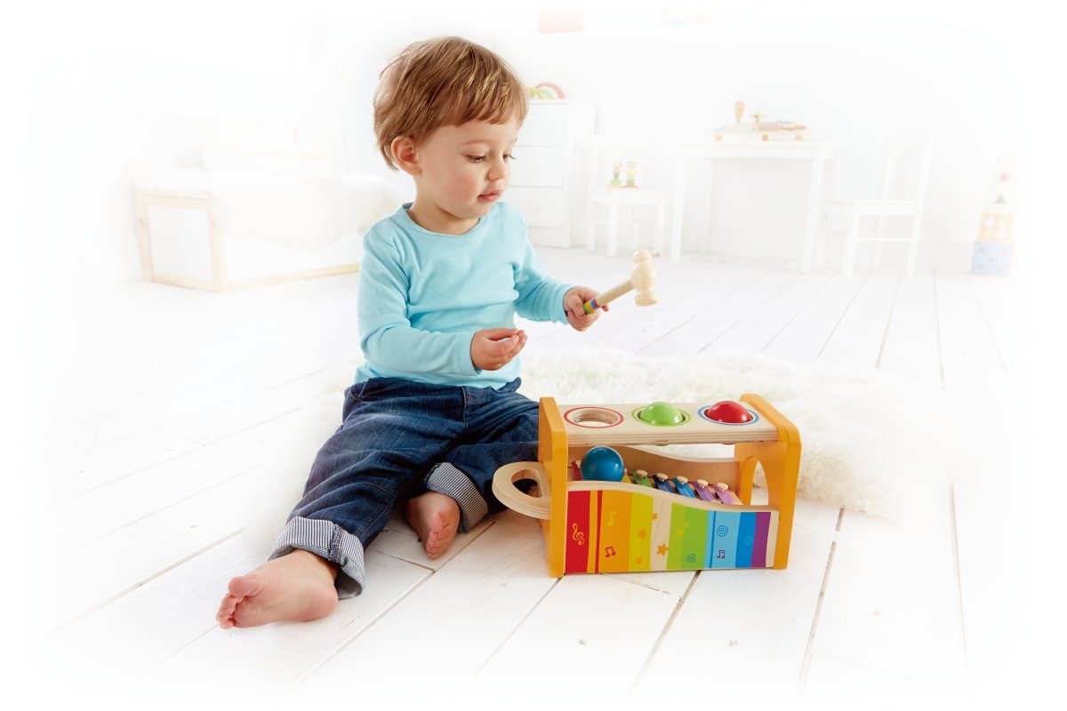 Hape Pound And Tap Bench - Premium for Kids in Qatar | Toysaro.com