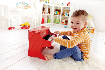 Hape Mini Playful Piano Musical Instrument Red - Premium for Kids in Qatar | Toysaro.com