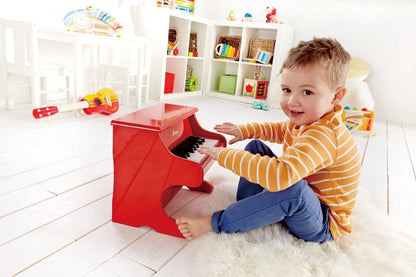 Hape Mini Playful Piano Musical Instrument Red - Premium for Kids in Qatar | Toysaro.com