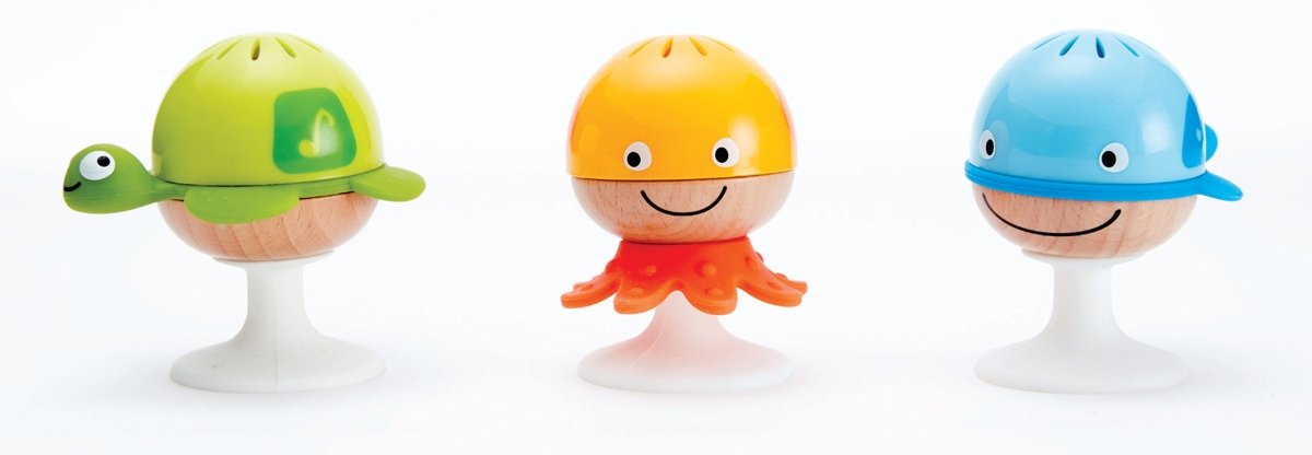 Hape Stay Put Rattle Baby Set - 3pcs - Premium for Kids in Qatar | Toysaro.com