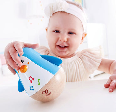 Hape Penguin Musical Wobbler - Premium for Kids in Qatar | Toysaro.com